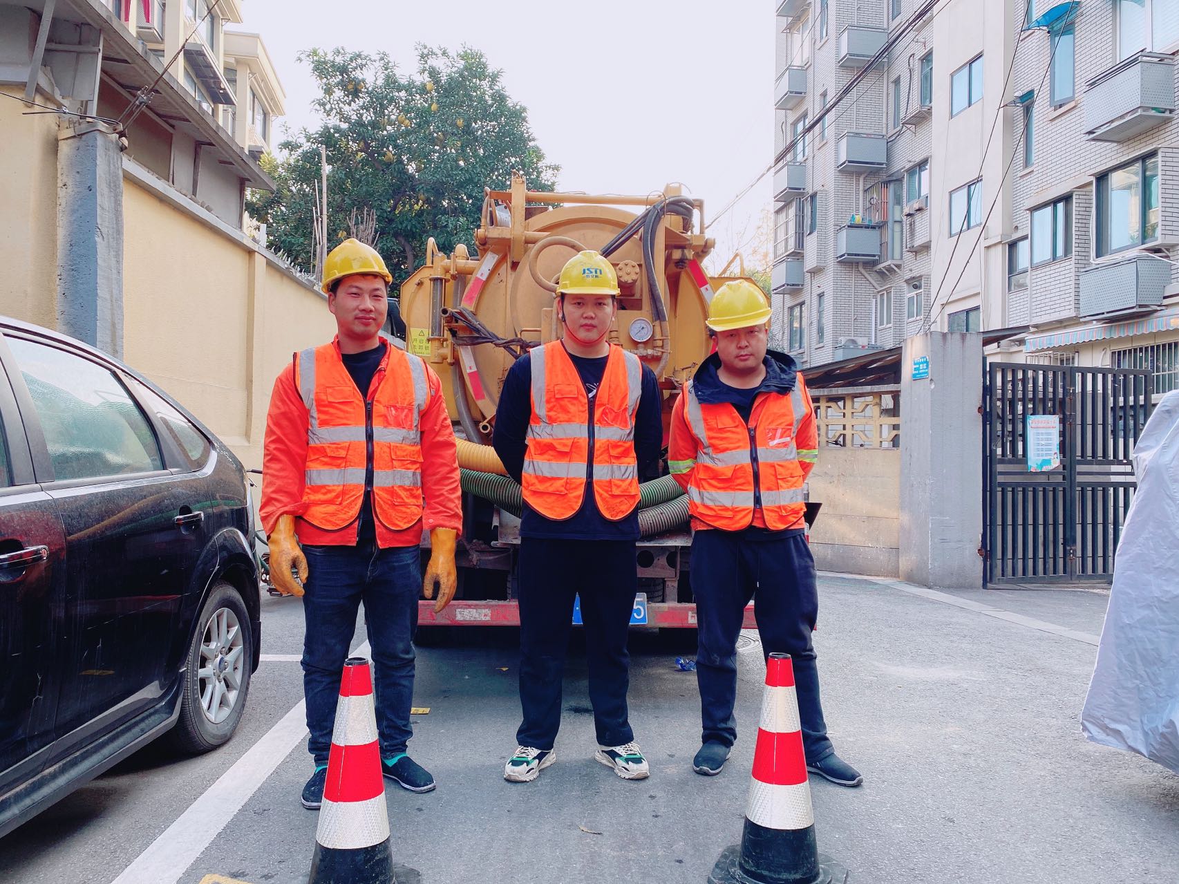 仙鹤山庄南京某小区管道清淤检测施工